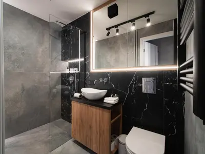 Łazienka w obiekcie Apartament Saski Zakątek
