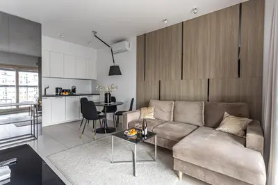 Część wypoczynkowa w obiekcie P&O Apartments Mennica Residence VII