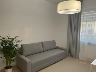 Część wypoczynkowa w obiekcie Apartment Mokotów Domaniewska
