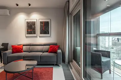 Część wypoczynkowa w obiekcie P&O Apartments Mennica Residence VIII