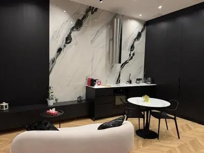 Część wypoczynkowa w obiekcie Impact Cozy Flat with Zen Gardenact