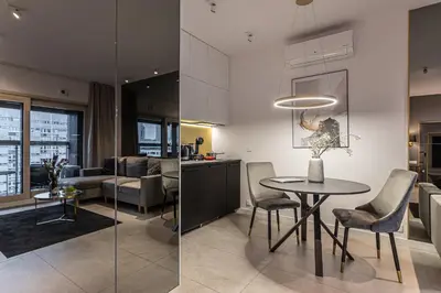 Część wypoczynkowa w obiekcie P&O Apartments Mennica Residence IX
