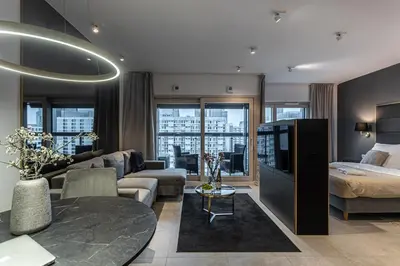 Część wypoczynkowa w obiekcie P&O Apartments Mennica Residence IX