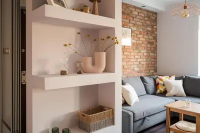 Część wypoczynkowa w obiekcie Elektoralna Charming Apartment by BookingHost