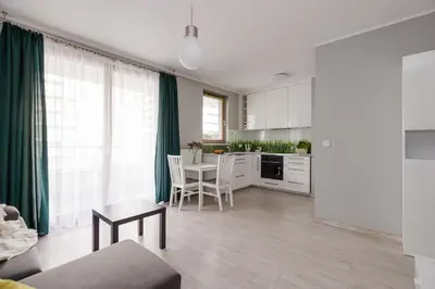 Kuchnia lub aneks kuchenny w obiekcie ShortStayPoland Kasprzaka B172