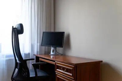 Telewizja i/lub zestaw kina domowego w obiekcie Warszawa Szczęśliwice Apartment - Home Office, Balcony and Parking - by Rentujemy