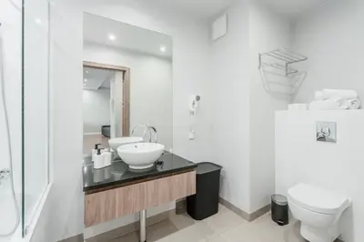 Łazienka w obiekcie Warsaw City Premium Apartments