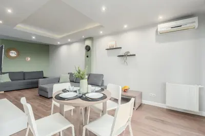 Część wypoczynkowa w obiekcie Warsaw City Premium Apartments