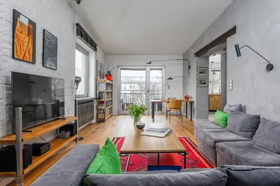 Telewizja i/lub zestaw kina domowego w obiekcie P&O Apartments Chmielna