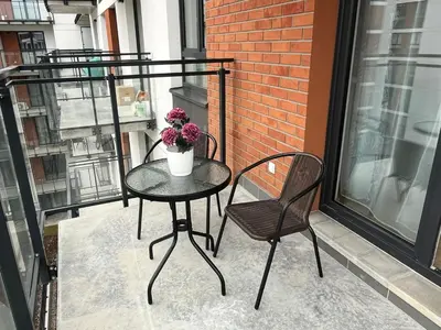 Balkon lub taras w obiekcie Rental Apartments Jutrzenki