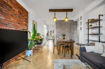 Część wypoczynkowa w obiekcie Warsaw Downtown Apartment - 50m2, Top Location - by Rentujemy