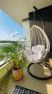 Balkon lub taras w obiekcie Millennium La Tour