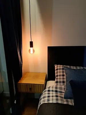 Łóżko lub łóżka w pokoju w obiekcie Chillout Apartment GIS17 - free parking