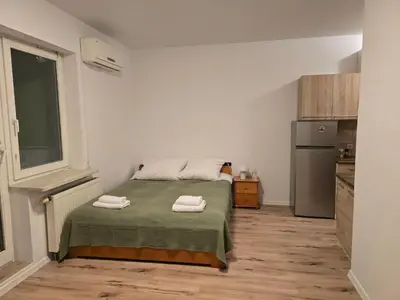 Kuchnia lub aneks kuchenny w obiekcie AON Apartament