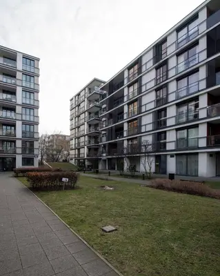 Budynek, w którym mieści się apartament