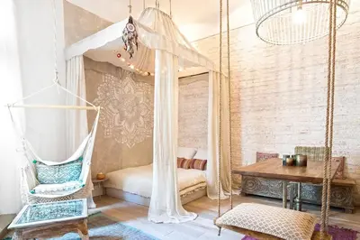 Plan piętra w obiekcie Bohemian Dream Peaceful Oasis Downtown