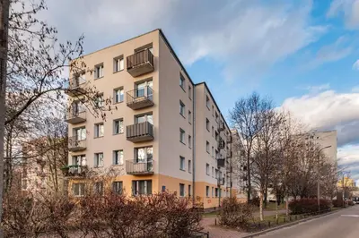 Budynek, w którym mieści się apartament