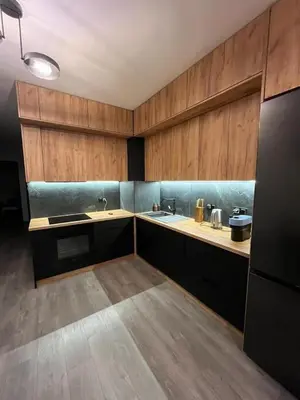 Kuchnia lub aneks kuchenny w obiekcie Warsaw near Airport Apartment Modern, Stylish