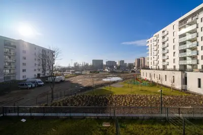 Budynek, w którym mieści się apartament