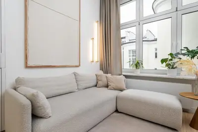 Część wypoczynkowa w obiekcie The Champagne Suite City Center Hoza Premium