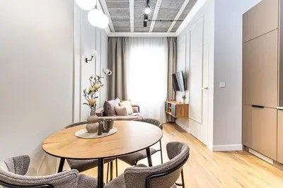 Część wypoczynkowa w obiekcie SuperApart Mińska Apt 3 - Blisko Stadionu Narodowego