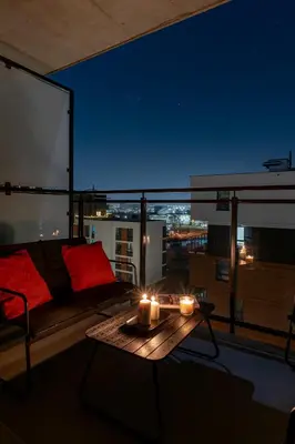 Plan piętra w obiekcie Mieszkanie Panorama Warsaw View