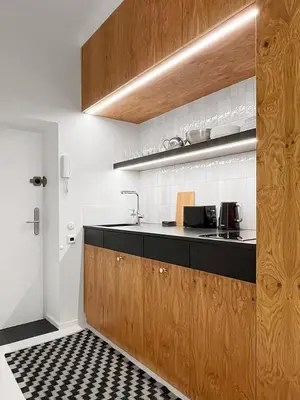 Kuchnia lub aneks kuchenny w obiekcie Modern Central Studio - Metro & Plac Zbawiciela