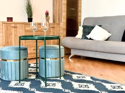 Część wypoczynkowa w obiekcie Real Life Apartament