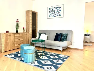 Część wypoczynkowa w obiekcie Real Life Apartament