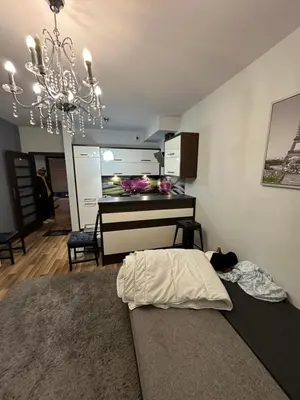 Łóżko lub łóżka w pokoju w obiekcie Modern Nest Warsaw