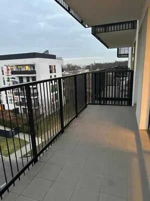 Balkon lub taras w obiekcie Modern Nest Warsaw