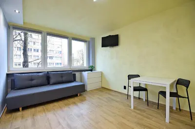 Telewizja i/lub zestaw kina domowego w obiekcie Skorochód Majewskiego 15 studio A