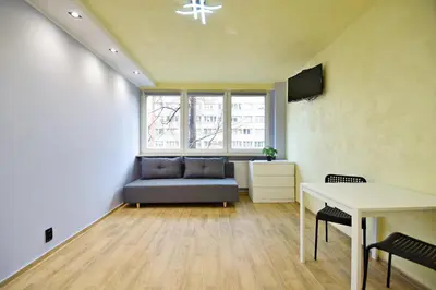 Telewizja i/lub zestaw kina domowego w obiekcie Skorochód Majewskiego 15 studio A