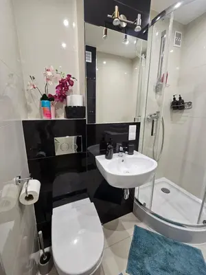 Łazienka w obiekcie Apartament Centrum Rondo ONZ