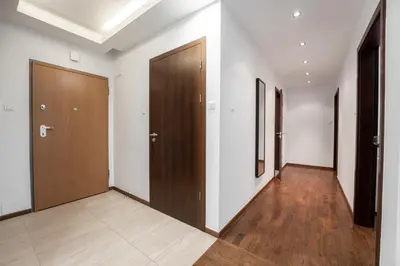 Plan piętra w obiekcie Apartament przy Arkadia 2 Sypialnie Balkon Widok 8 Pietro Metro Gdanska Garaz