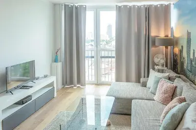 Telewizja i/lub zestaw kina domowego w obiekcie Urban Nest - City Center - Przechodnia 2