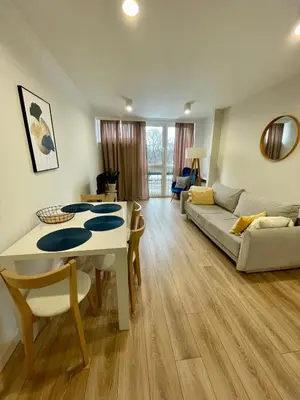 Część wypoczynkowa w obiekcie Saski Park Retreat Central Stay