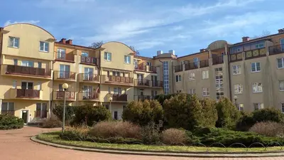 Budynek, w którym mieści się apartament