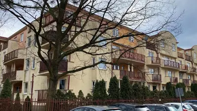 Budynek, w którym mieści się apartament