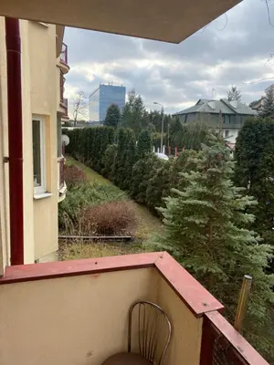 Balkon lub taras w obiekcie Apartament u Basi przy Centrum Zdrowia Dziecka