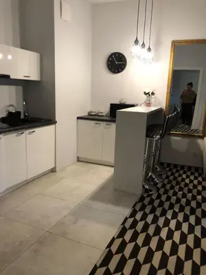 Kuchnia lub aneks kuchenny w obiekcie Apartment z klimatem - blisko centrum
