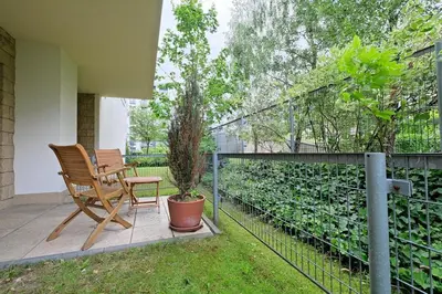 Ogród w obiekcie Urban Nest - WAW Chopin Airport Wyględowska 10