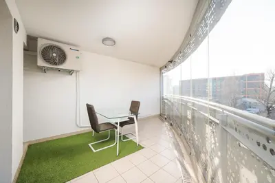 Balkon lub taras w obiekcie Wronia Business Superior Residence by BookingHost