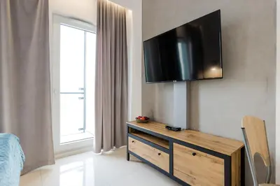 Telewizja i/lub zestaw kina domowego w obiekcie ShortStayPoland Kasprzaka Apartments