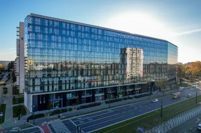 Budynek, w którym mieści się apartament