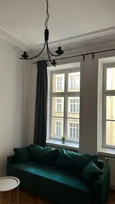 Część wypoczynkowa w obiekcie Kamienica Śródmieście Apartament 18A
