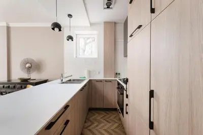 Plan piętra w obiekcie Powiśle Charming Apartment by BookingHost