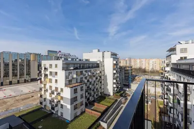 Budynek, w którym mieści się apartament