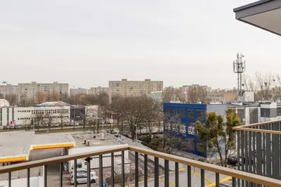 Budynek, w którym mieści się apartament