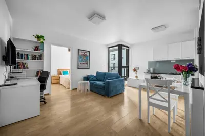 Plan piętra w obiekcie West Warsaw Apartment - Top location, Parking, near Park by Rentujemy